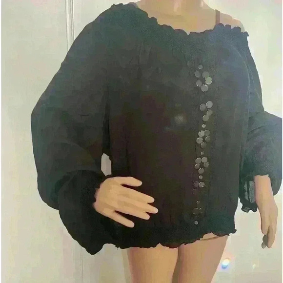 Nine West sexy party cocktail office off the shoulder to size  XL - Picture 3 of 5